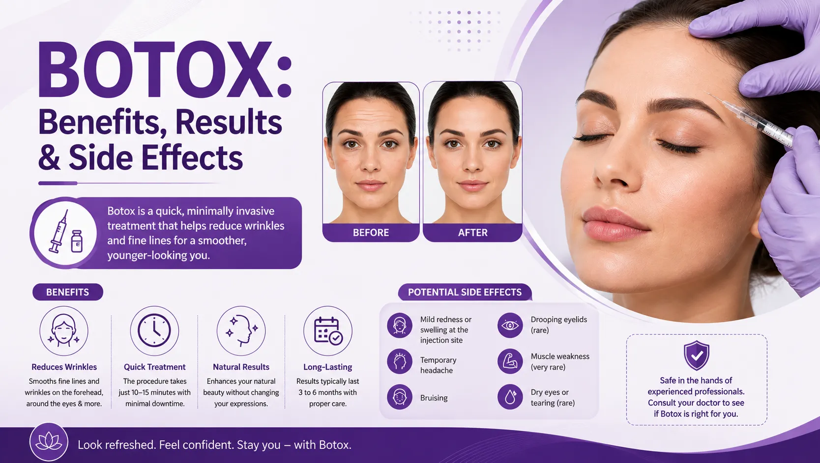 Botox: Benefits, Results & Side Effects